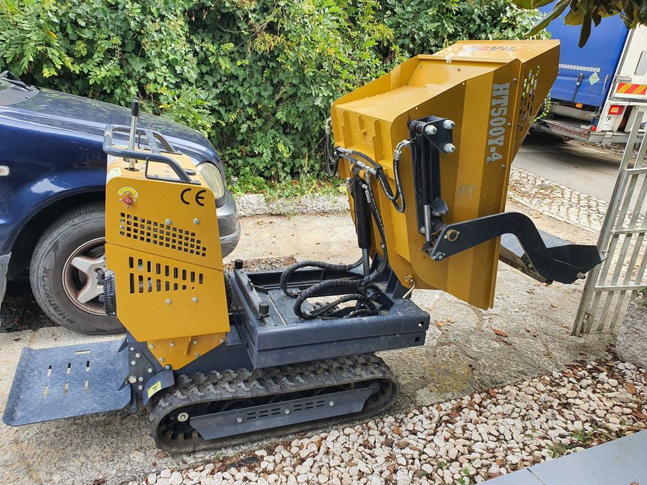 Minidumper, 500kg de carga, elevação e pá