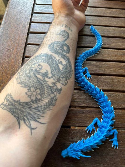 Dragão Articulado 3D (42 cm)