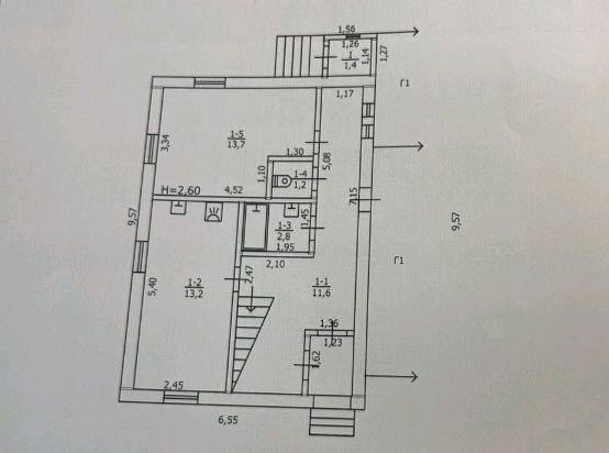 Продам  дом с удобствами 90м2  в ст. Покровке Чугуевский район!