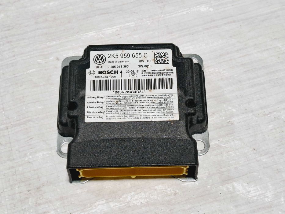 moduł sensor poduszek airbag vw caddy iii iv 2k5 2015,2020 2k5,959655c