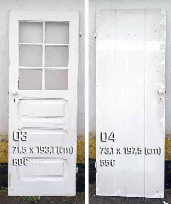 portas e janelas antigas de (verdadeira) madeira  | optimas para restauros de espaços vintage