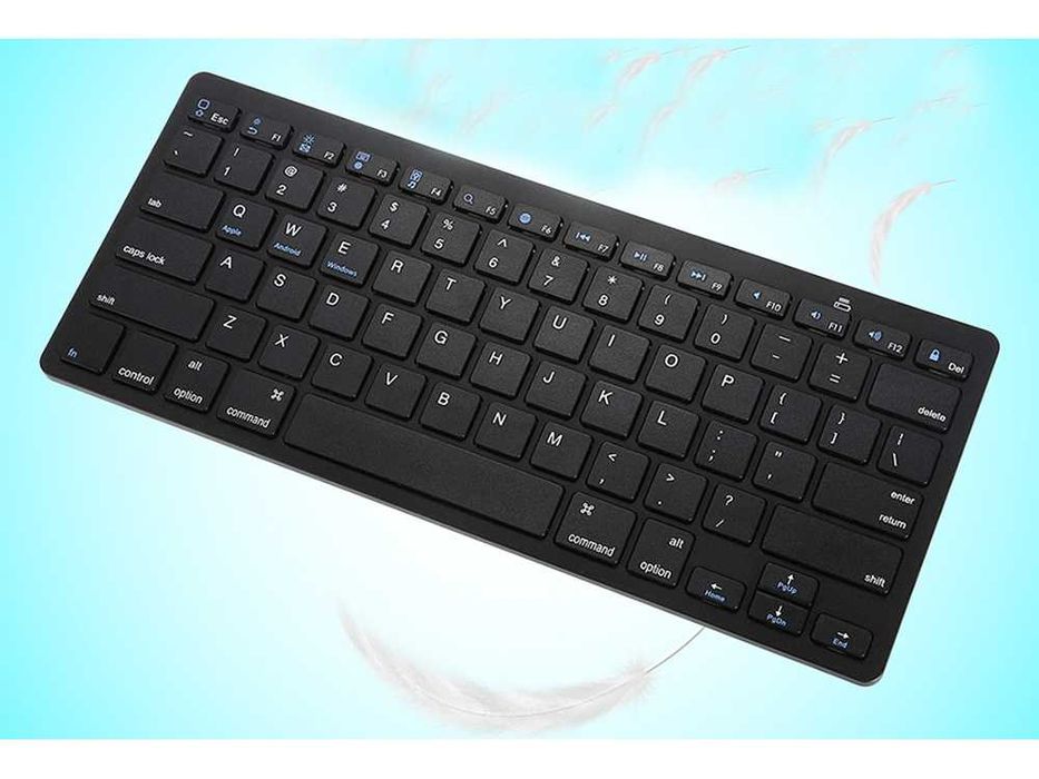 Klawiatura bezprzewodowa bluetooth: PC iPad MAC mała slim niski profil