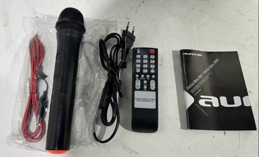 Аккумуляторная  активная колонка auna Pro 10".Громкая ..Светомузыка