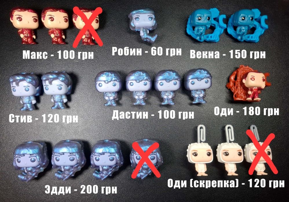 Фигурки ОСД, Очень Странные Дела - Киндер Джой