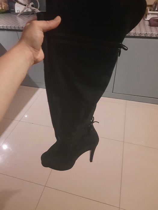 Buty dlugie obcasy roz 38 Prialpas Gomma Made In Italy