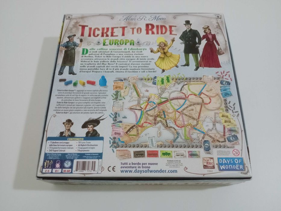 Ticket To Ride Europa - Jogo de Tabuleiro