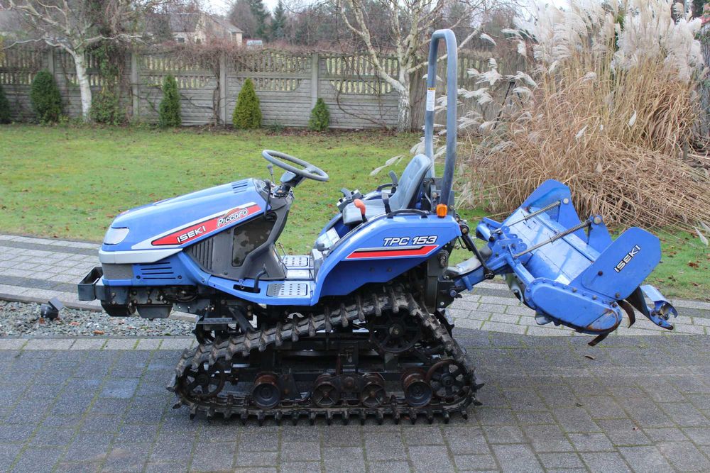 Traktor Japoński ISEKI 4x4 TPC 153 z glebogryzarką-stan perfekcyjny