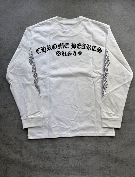 Лонгслів хром хартс /chrome hearts