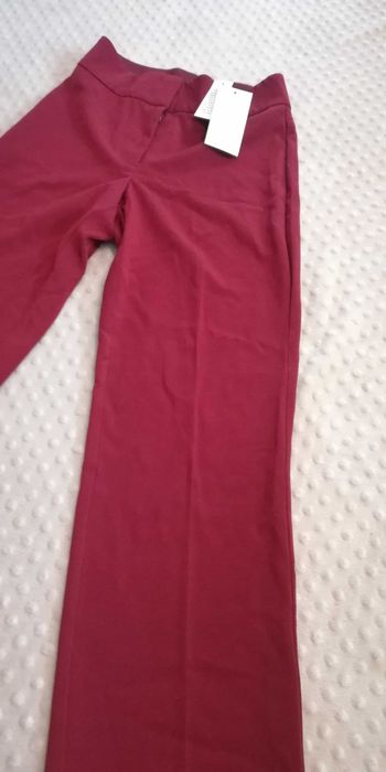 Spodnie Artigiano nowe bordowe w kant r. S 34