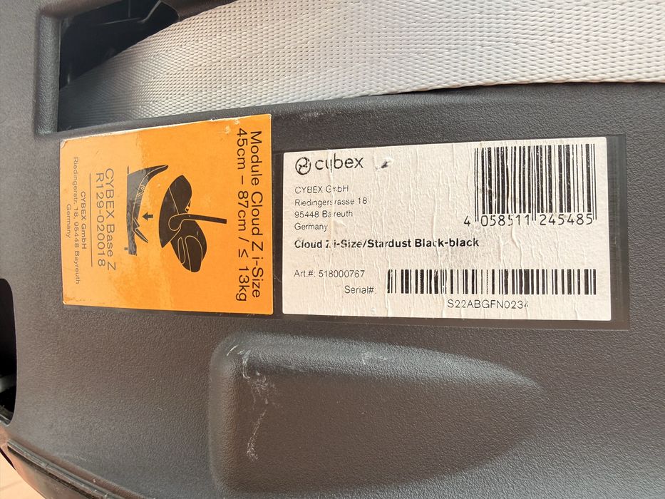 Cybex cloud size Z