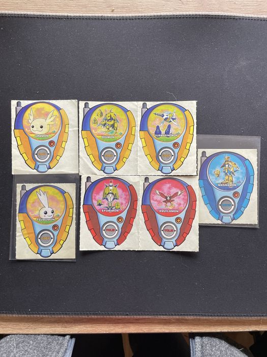 Digimon 02 digivice stickers Vidal