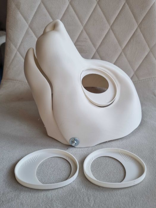 Furry fursuit mask base maska cosplay fox fursona therian anthro