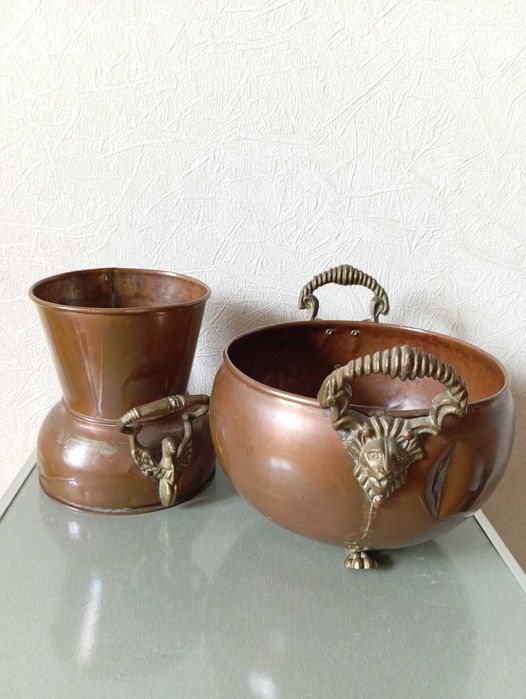Зольники антикварные медные/латунь