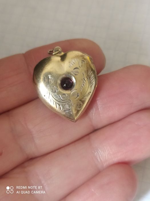 Срібний локет підвіска кулон