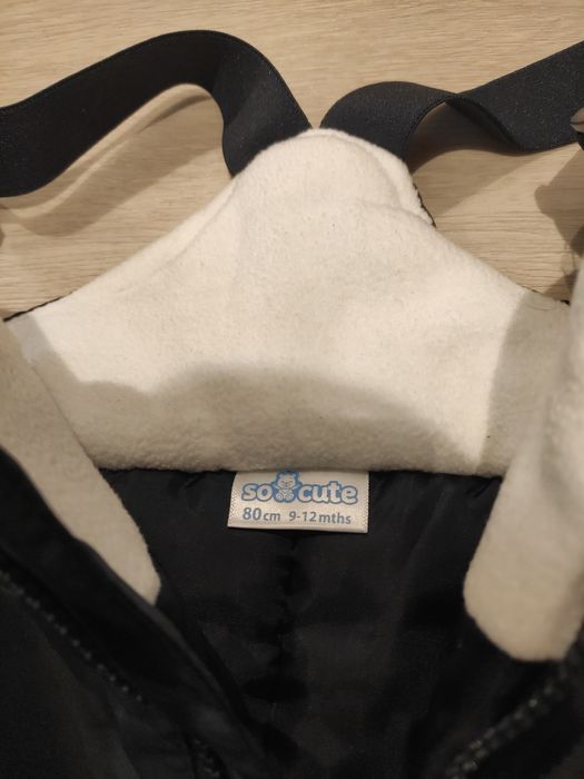 Spodnie dziecięce zimowe ocieplane narciarskie rozmiar 74