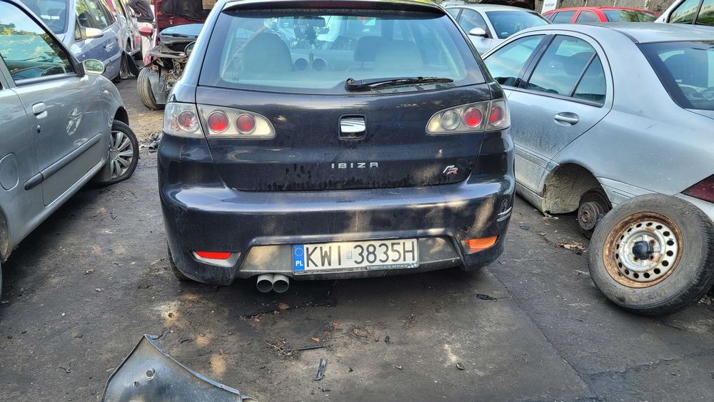 pakiet zderzaków + lotka seat ibiza 6l cupra, fr