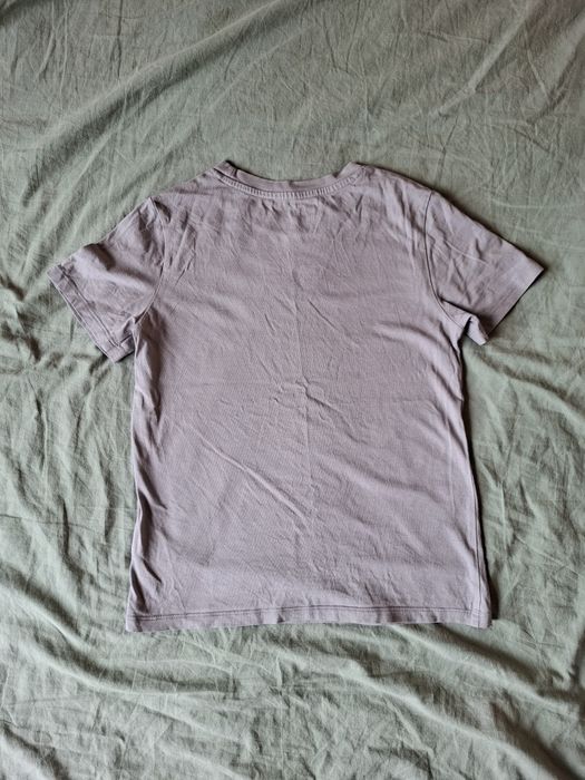 Koszulka 134/140 H&M szara krótki rękaw