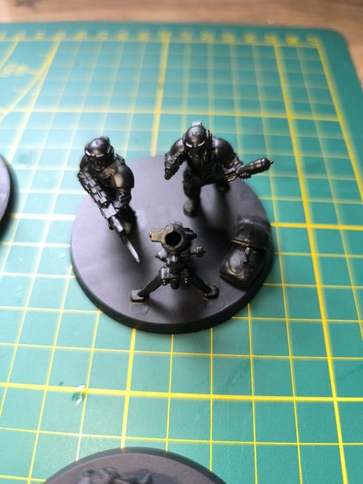 2x heavy weapon team astra militarum wh40k Warhammer imperial  guard HWT