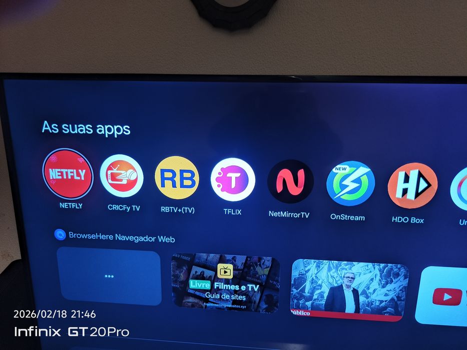 Smart TV e box android