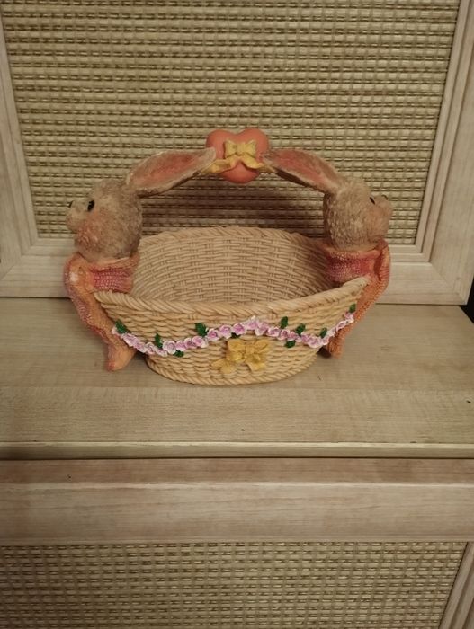 Корзинка для пасхальных яиц, керамическая