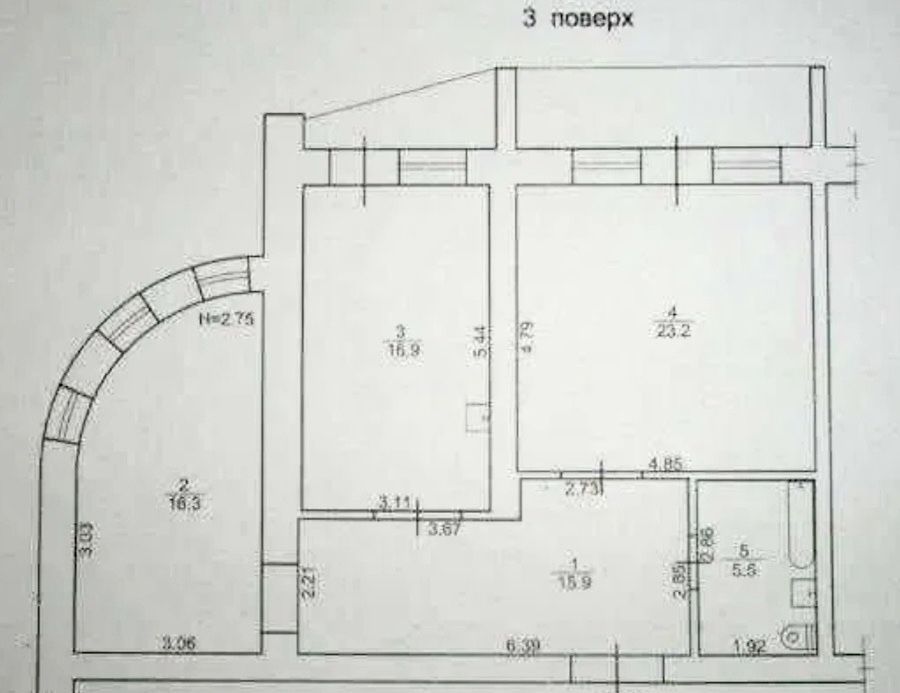 Простора 2 кімн. Цегляний будинок. Супер ціна!
