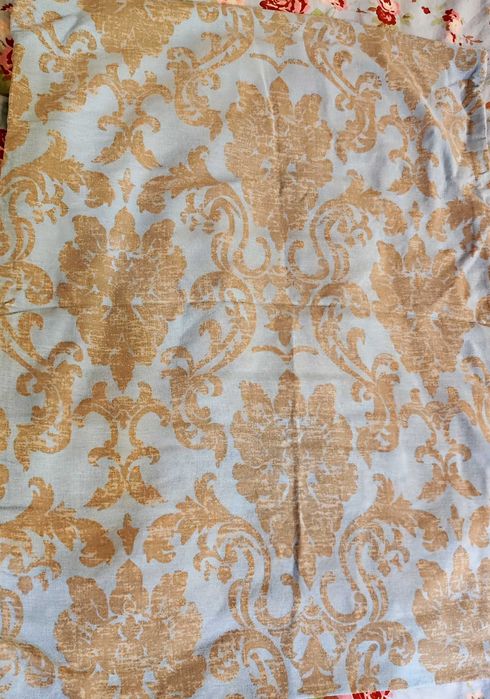 Наволочки голубые с рисунком 70х40 и 50х65 хлопок