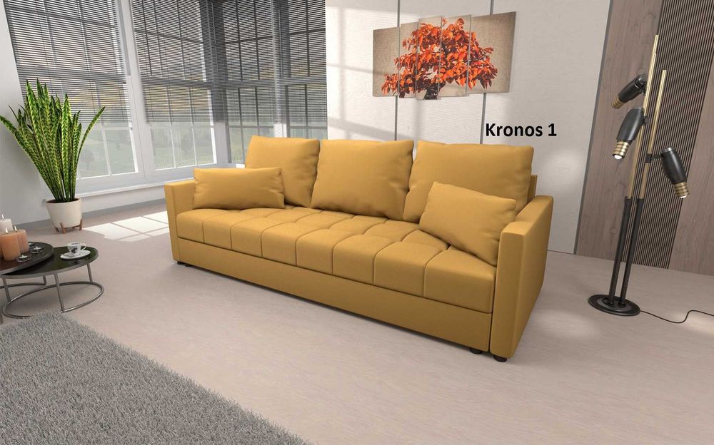 Sofa, Kanapa do salonu DOMINO z funkcją spania KUPUJESZ U PRODUCENTA