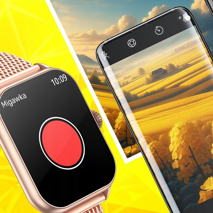 Smartwatch Zegarek Menu Damski Rozmowy Polskie Sport Męski Pl Puls Wat