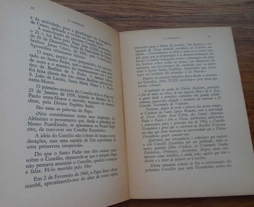 O Concílio (Oração - Reforma Interior - Revisão da Vida - Testemunho)