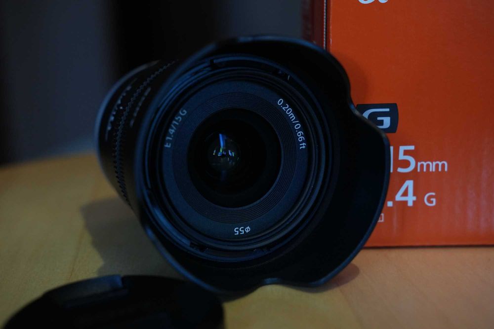 obiektyw sony 15 1.4 G Jak NOWY GWARANCJA