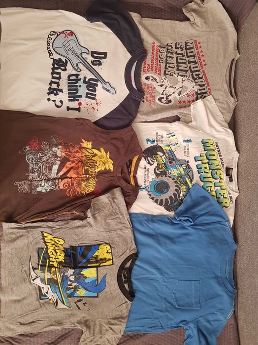 bluzki na krótki rękaw T-shirty dla chłopca