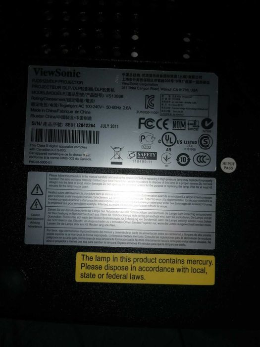 Продам проектор ViewSonic
