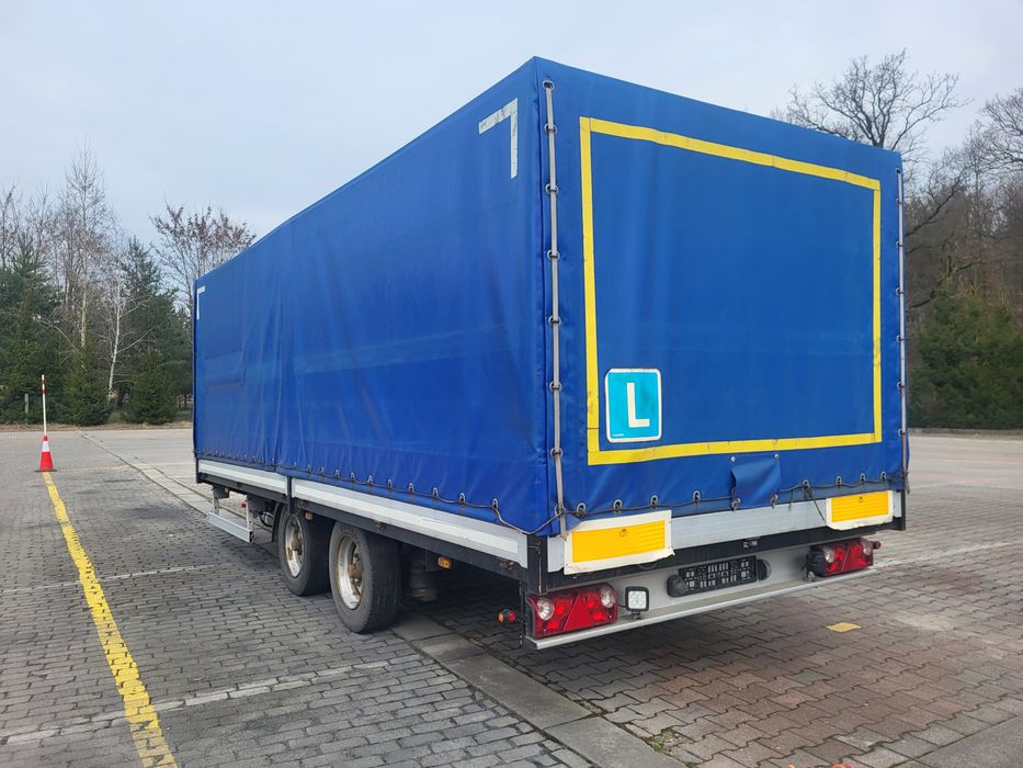 Przyczepa tandem Plandeka