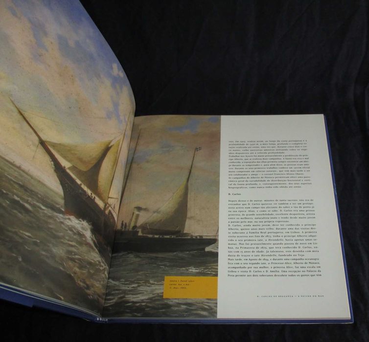 Livro D. Carlos de Bragança Paixão do Mar Expo 98