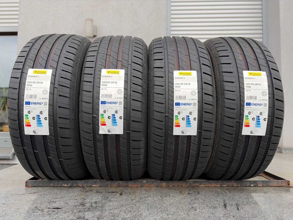 4szt. letnie 225/45R18 Kormoran Summer3 95W XL 2026 rok NOWE gwar 5lat