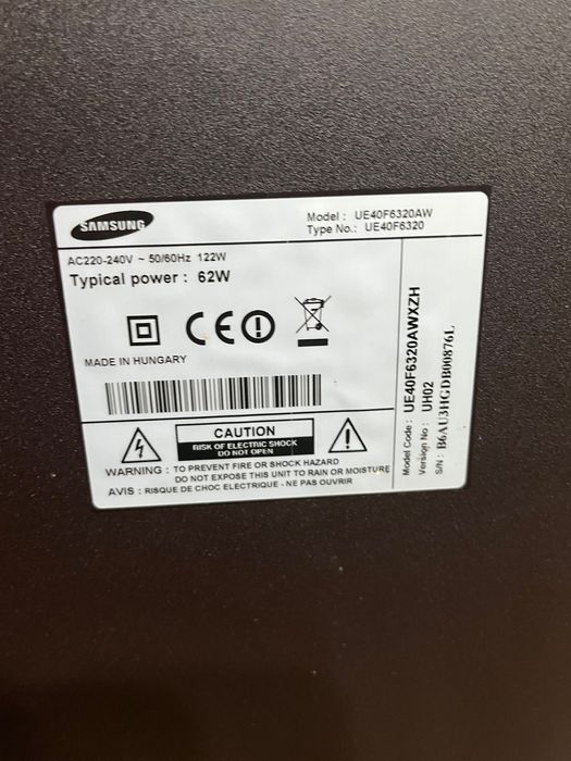 TV Samsung 40cali Smart tv z funkcją 3D