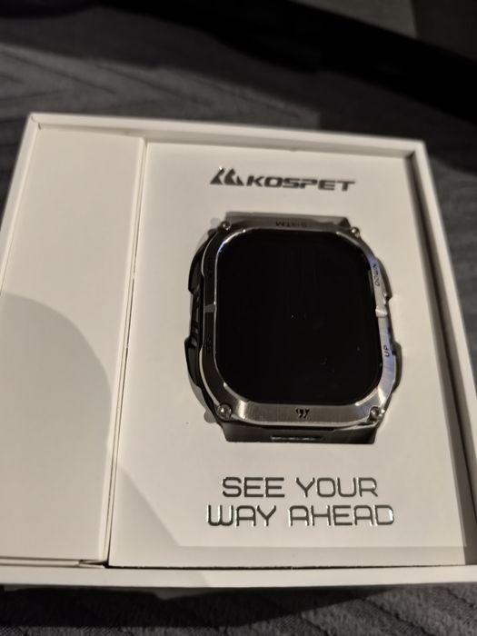 Smartwatch Kospet M4C NOVO + Extras

- Caixa em