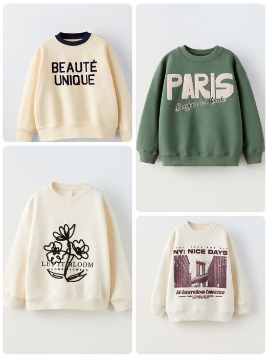 Продам толстовки світшоти  кофти Zara 11-12 років  у відмінному стані