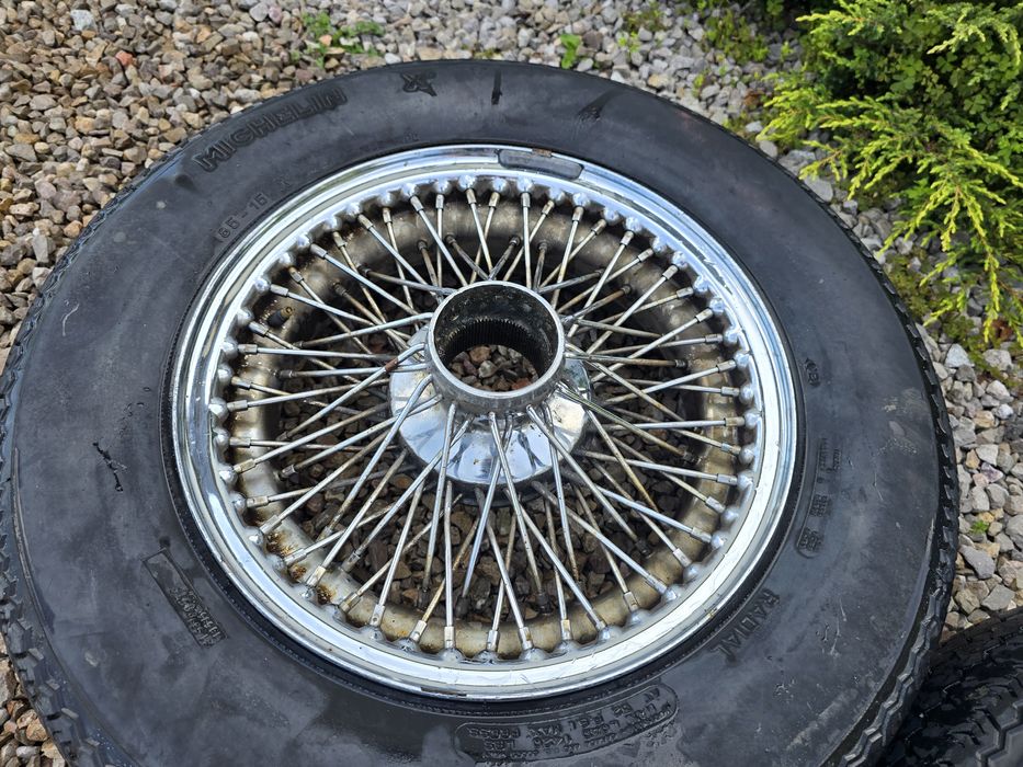 Koła szprychowe felgi stare jaguar austin MG t