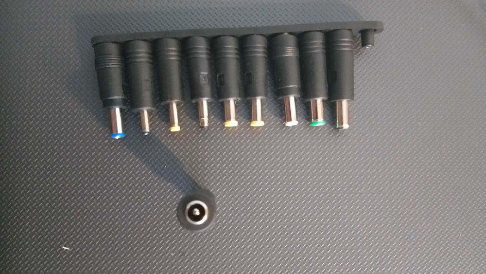 Набір перехідників блоку живлення ноутбука, переходники блока питания