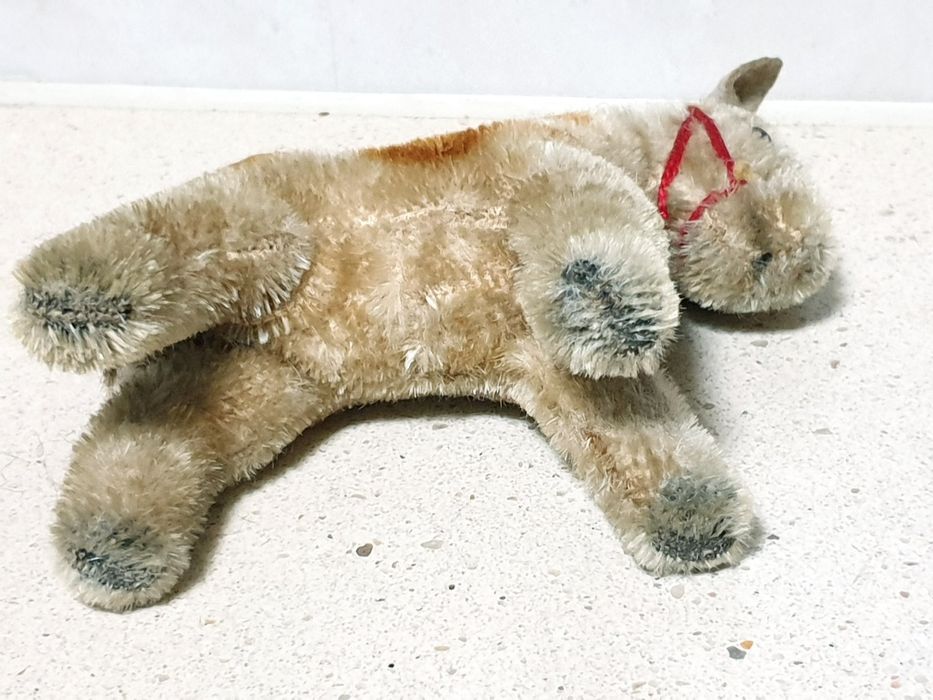 Pequenas antigos animais em peluche original Margarete Steiff anos 60