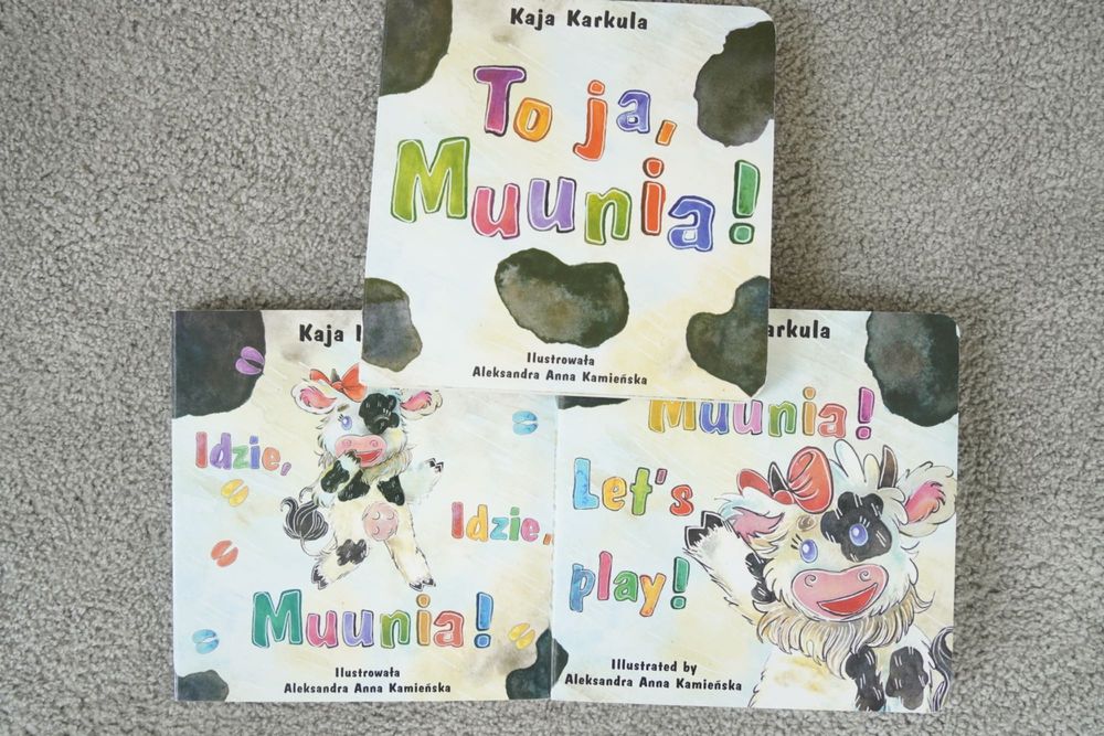 Muunia pakiet 3 książeczek aktywizujących