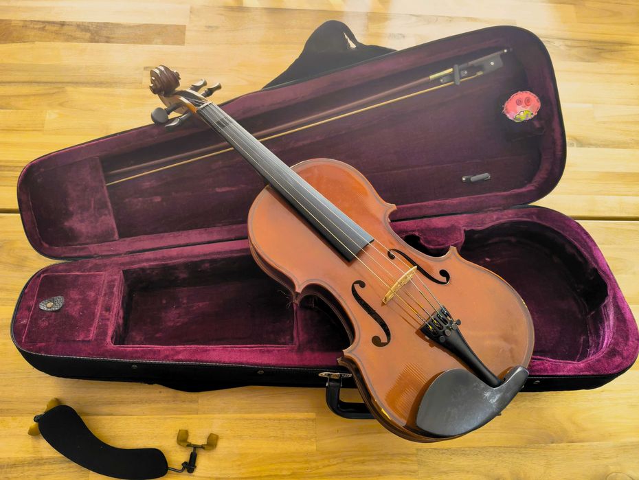 Viola de Arco + Estojo + Acessórios - Perfeito Iniciantes e Estudantes