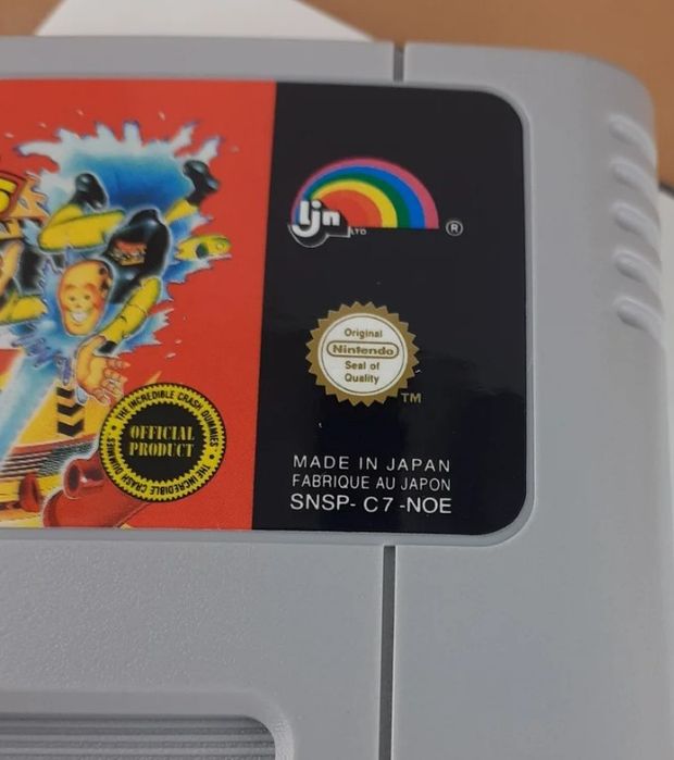 Theo incredible Crash dummies super nintendo