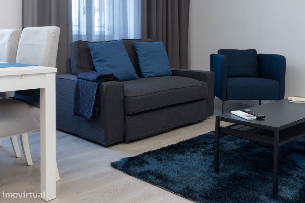 RIVERSUITES : T1 Mobilado ( Aluguer Mensal )