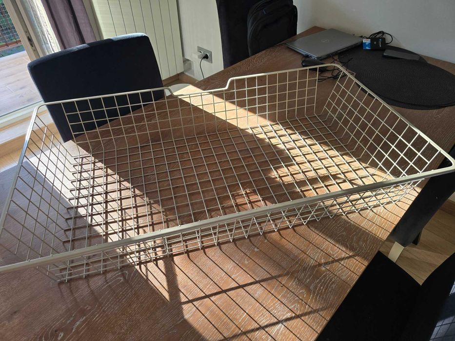 Kosz druciany wysuwany Ikea rozmiary 93.5cm x53.5cm x17cm