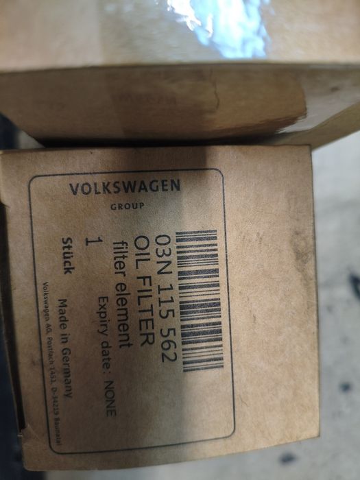 Filtros de óleo Audi originais!