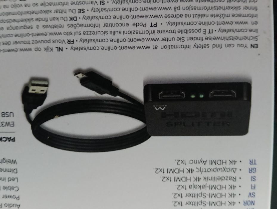 Splitter hdmi 4K