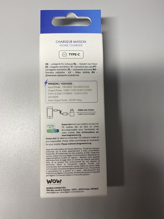 Ładowarka USB typ C