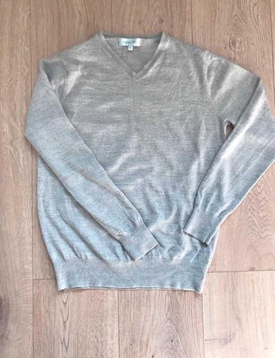 Cienki sweter N!IGEL Hall 50% wełna